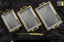 طقم صوانى ايطالى 3 قطعه  GLORIA GOLD ELEGANT
