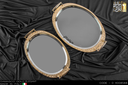 طقم صوانى ايطالى 2 قطعة DAMASCO GOLD ELEGANT