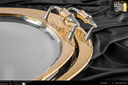طقم صوانى ايطالى 2 قطعه PALACE GOLD ELEGANT