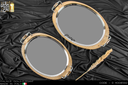 طقم صوانى ايطالى 2 قطعه PALACE GOLD ELEGANT