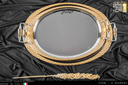 طقم صوانى ايطالى 2 قطعه PALACE GOLD ELEGANT