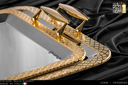 طقم صوانى ايطالى 2 قطعة PALACE GOLD ELEGANT