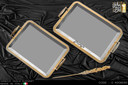 طقم صوانى ايطالى 2 قطعة GRECA GOLD ELEGA