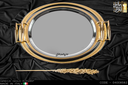 طقم صوانى ايطالى 2 قطعة GRECA GOLD ELEGANT
