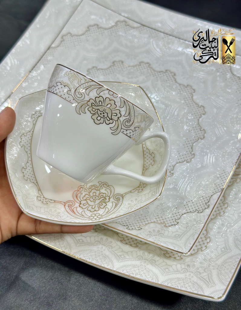 طقم سفرة 62 قطعة مربع DEEB